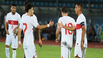 Ümit Milli Takım gol oldu yağdı