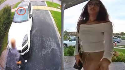 Lüks aracı çalan kadın, sahibini ezip kaçtı