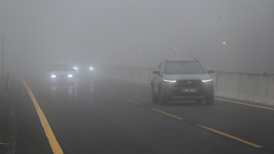 Bolu Dağı'nda sağanak ve sis görüş mesafesini düşürdü