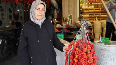 Kurutmalıklar Gaziantep tezgahlarını süsledi