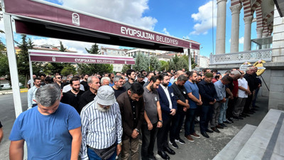 Kaza kurbanı pilota hazin tören