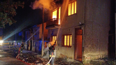 Ahşap ev alevlere teslim oldu (29 Eylül 2024)