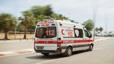 Bisiklet yarışında kaza