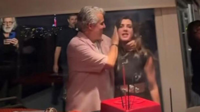 Gökçe Bahadır eşinin doğum gününde kaza atlattı