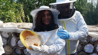 Yerli turistler Van balına hayran kaldı