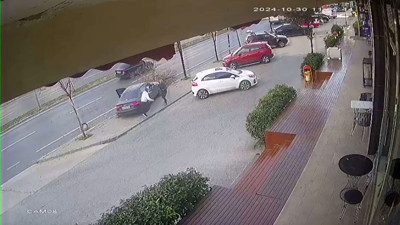 Kaza yaptı, tornavidalarla saldırdı