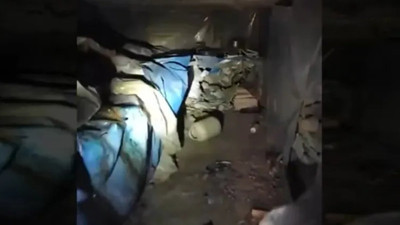 Teröristlere ait mühimmat ve yaşam malzemesi ele geçirildi