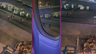 Uçağın kargo bölümüne saklanan kaçak yolcu pilotları alarma geçirdi