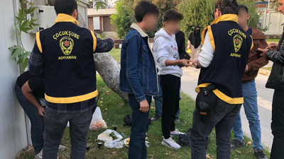 Adıyaman’da park ve bahçelerde asayiş uygulaması