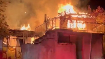 Isparta’da müstakil evde yangın! 1 yaralı