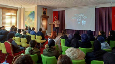 Öğrencilere fotoğrafçılık eğitimi verildi