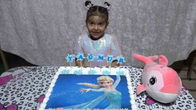 Şehit kızı Yağmur’a doğum günü sürprizi