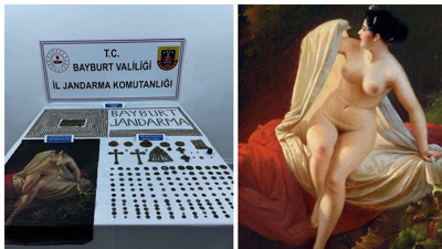 Bayburt'ta ele geçirilen tablo ile ilgili gerçek ortaya çıktı: Picasso'ya ait değil