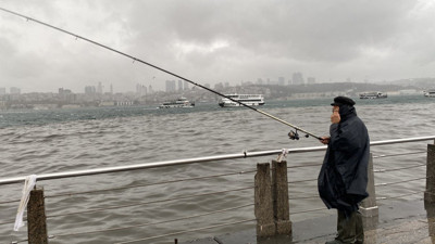 Balıkçıları lodos da durduramadı