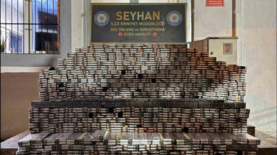 Adana'da kaçak sigara operasyonu: 8 bin 770 paket ele geçirildi