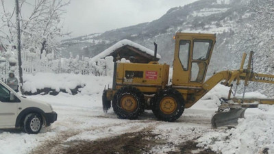 Sinop’ta ekipler kapalı yol bırakmadı
