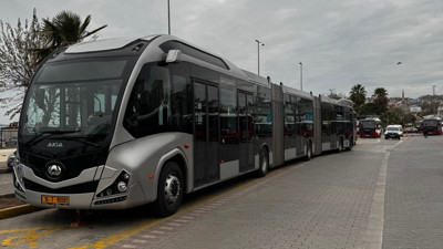 Bandırma’da 282 kişilik metrobüs hizmete başladı