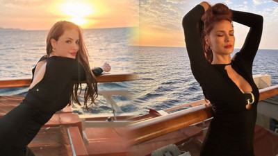 Mine Tugay cesur pozlarıyla ortalığı yaktı geçti! Takipçileri beğeni yağdırdı