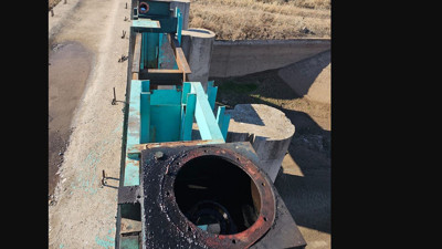 Sulama kanalının demir kapıları çalındı