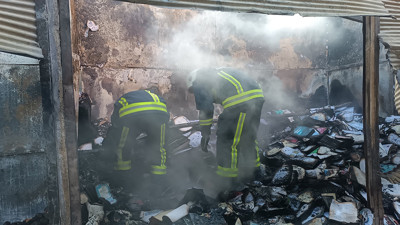 Van’da yangın: 60 işyeri zarar gördü
