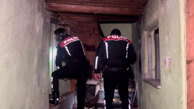 Yunus timlerinden şok baskın! Metruk binalar didik didik arandı