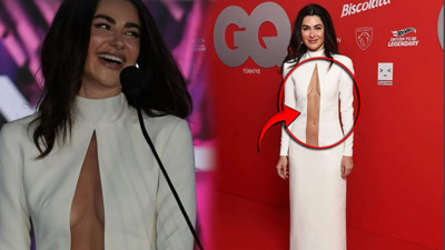 Nesrin Cavadzade’nin dekolteli elbisesi gündem oldu! Görenler bakmadan geçemedi