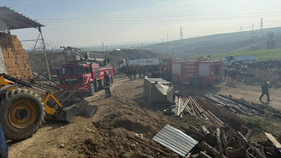Çanakkale'de ahır yandı; 6 büyükbaş telef oldu