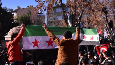 Konya'da Suriyeliler zafer kutlaması yaptı