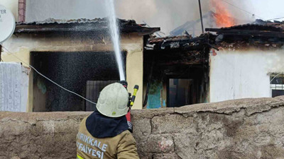 Kırıkkale’deki yangında korku dolu anlar yaşandı
