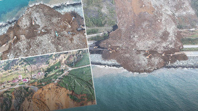 Artvin'deki heyelanda kahreden detay! Araç tünele girmiş ama çıkmamış