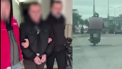 Balıkesir’de polis, firari hükümlüyü kurye kılığına girerek paketledi