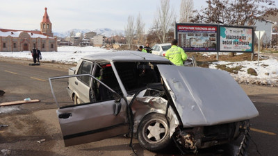 Erzurum'da trafik kazası: 4 yaralı