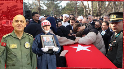 Kayseri şehidine ağladı! Tuğgeneral İsa Baydilli'ye son veda