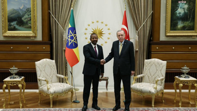 Cumhurbaşkanı Erdoğan Etiyopya Başbakanı Ahmed Ali ile bir araya geldi