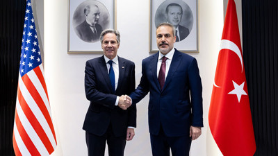 Hakan Fidan ve Blinken'ın toplantısı başladı