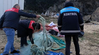 Kırklareli’nde kaçak ağlara el konuldu