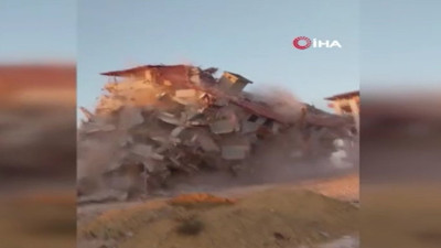 Hatay’da 8 katlı bina yerle bir oldu