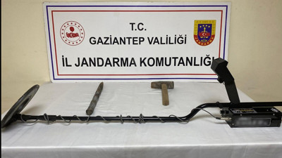Gaziantep’te defineciler jandarmaya yakalandı