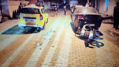 Motosikletin tehlikeli yolculuğu kaza ile sonuçlandı