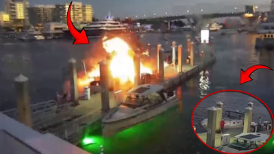 Florida'da lüks teknede büyük patlama: Alev topuna döndü: 1 ölü, 5 yaralı