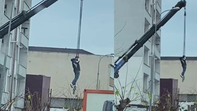 Ataşehir’de canını hiçe sayan genç yürekleri ağza getirdi