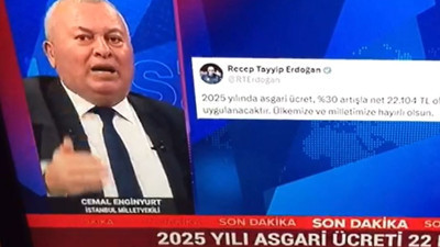 Cemal Enginyurt canlı yayında asgari ücreti duyunca adeta infilak etti