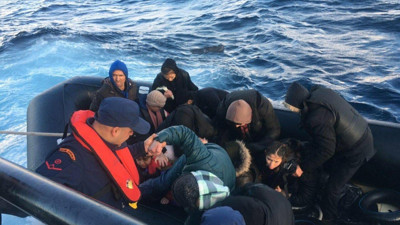 40'ı çocuk 76 kaçak göçmen yakalandı