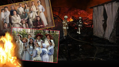 Şakir Paşa Ailesi’nin köşkü yandı Set durdu…