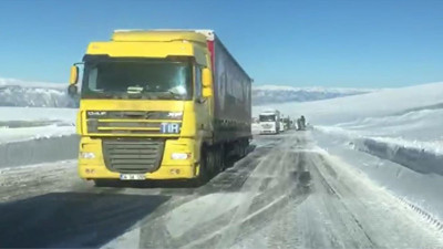 Ardahan'da TIR kuyruğu oluştu