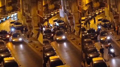 Kâğıthane’de dehşet! Darp edildi, aracın camlarını sopayla kırdı