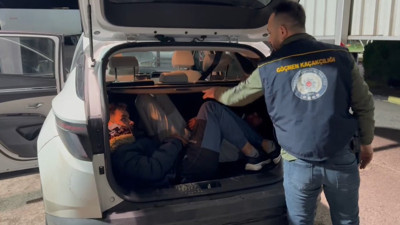 Bagajdan kaçak göçmen çıktı