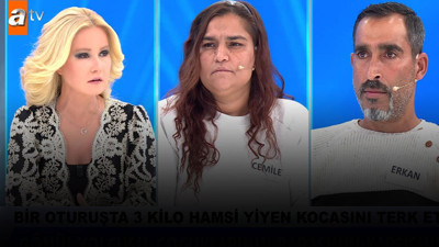 Müge Anlı’da akıllara durgunluk veren olay! 3 kilo hamsi yiyen kocasını terk edip pastacıya kaçtı