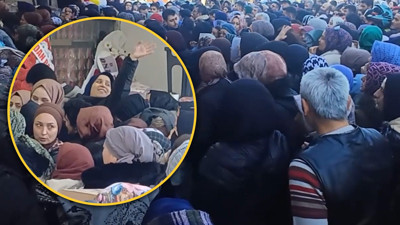 Düzce'de mağaza açılışında izdiham oldu