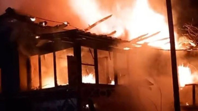 Kara kışta evsiz kaldılar